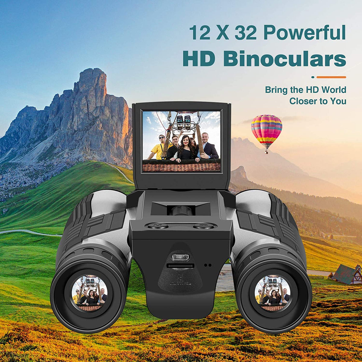 12x32 Digital Camera Binoculars