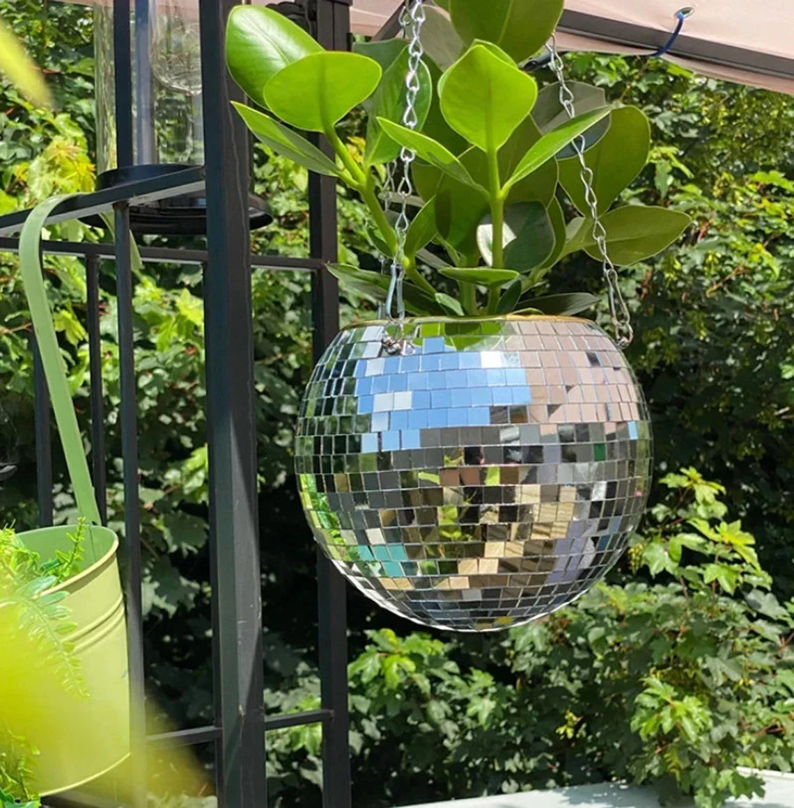 Discokugel-Blumentopf, Komplett-Set