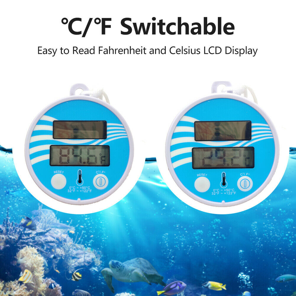 Solar Powered Pool Thermometer