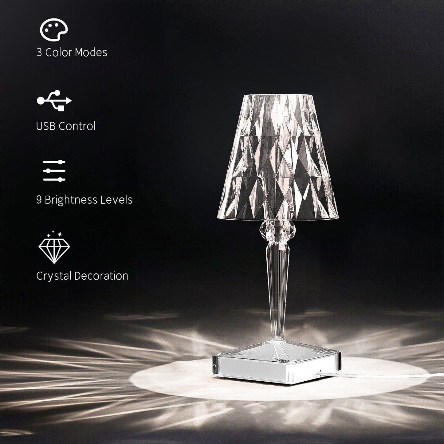 Crystal Table Lamp