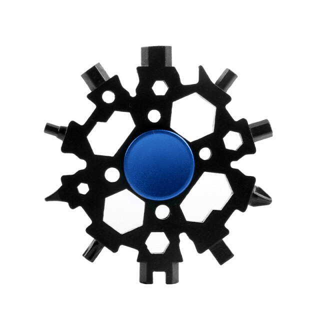22-in-1 Snowflake Multi-Tool With Fidget Spinner