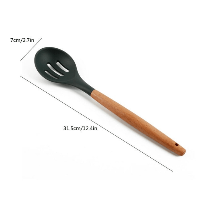 9 Pcs Silicone Kitchen Utensils Set