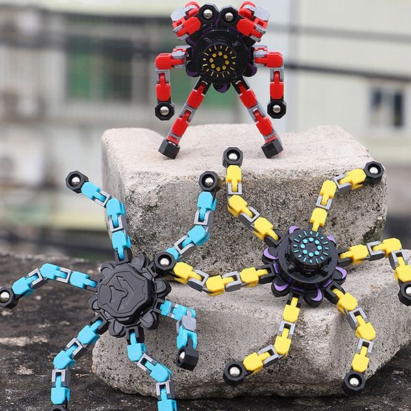 4PCS Deformed Fidget Spinner Toy