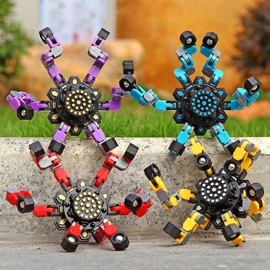 4PCS Deformed Fidget Spinner Toy
