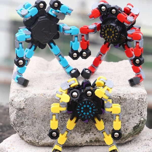 4PCS Deformed Fidget Spinner Toy