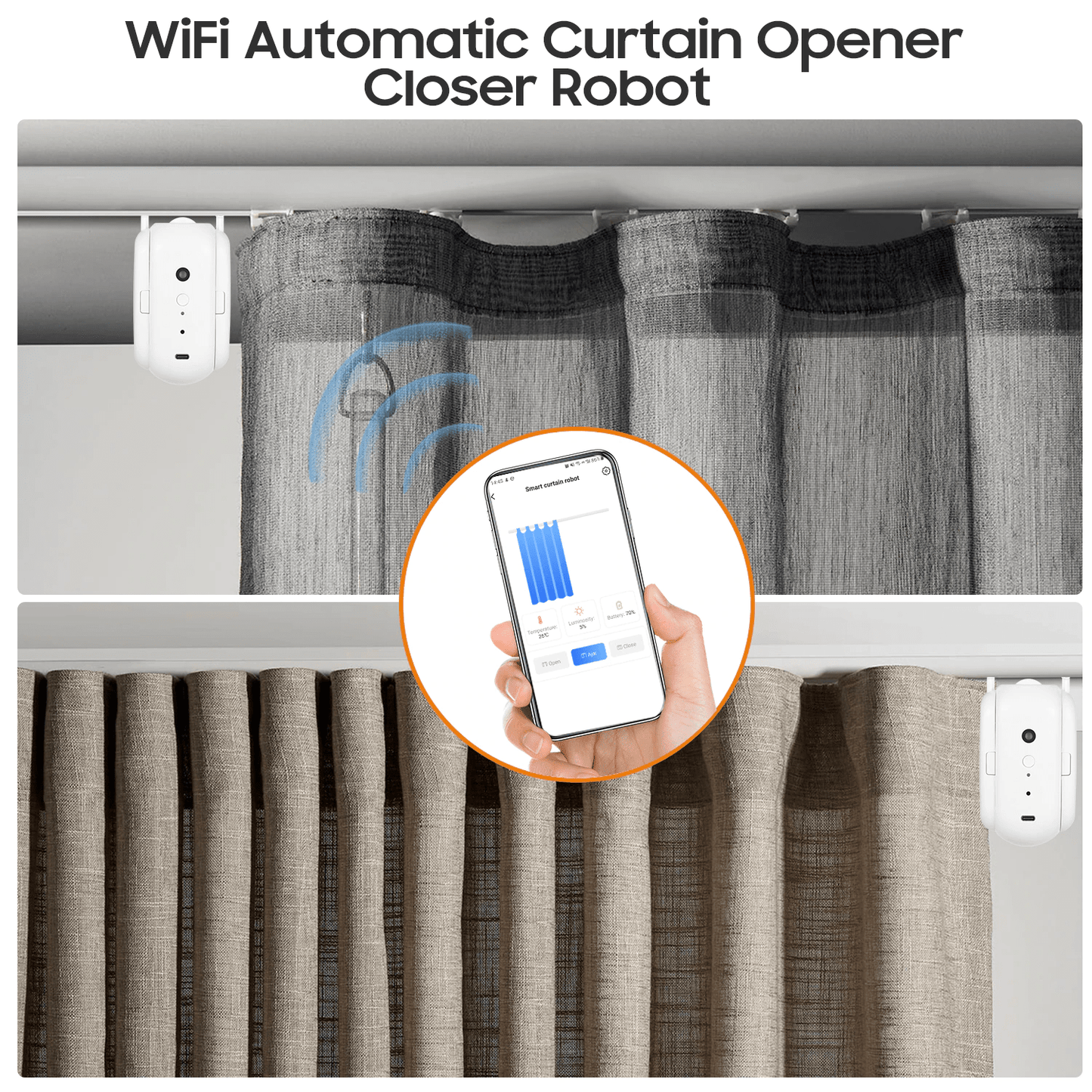 Automatic Curtain Opener