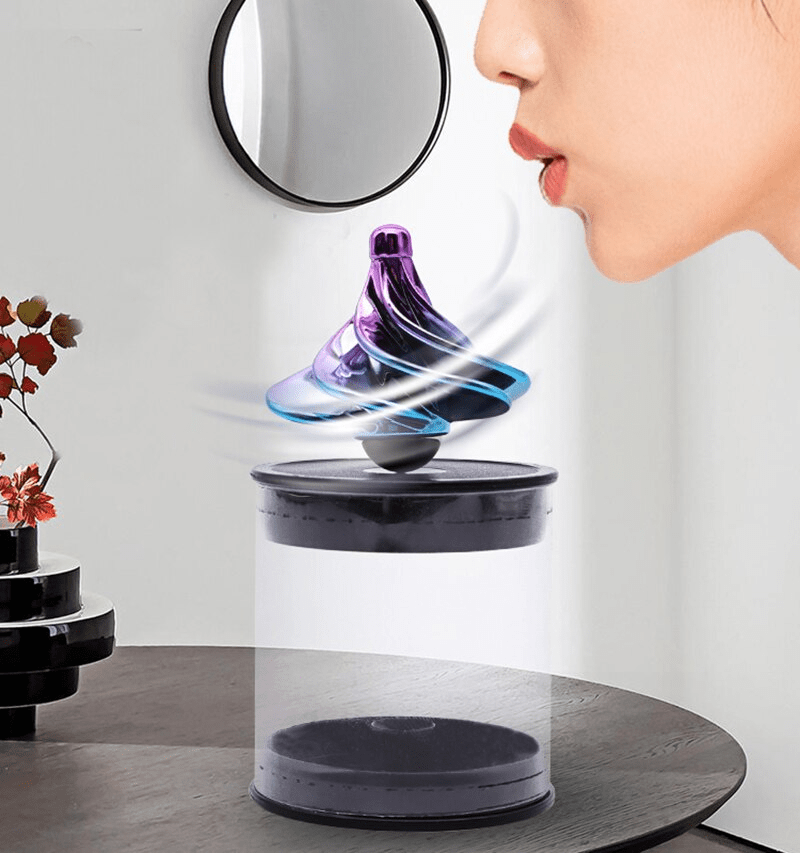 Rotating Blowing Spinner Toy