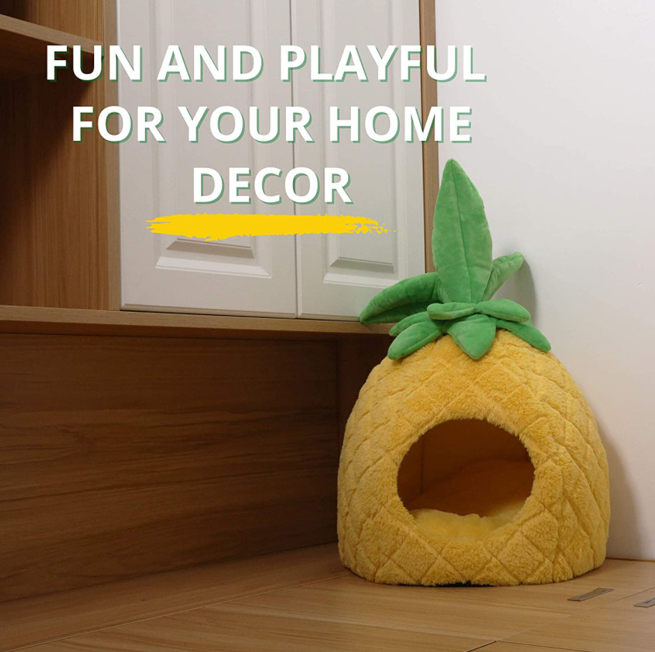 Pineapple Pet Bed for Cats
