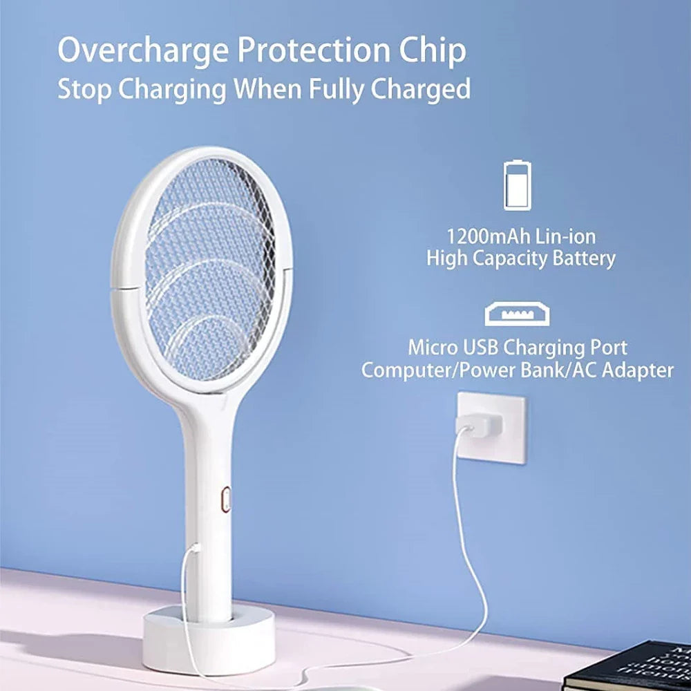 Electric Fly Swatter Racket