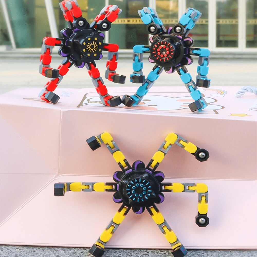 4PCS Deformed Fidget Spinner Toy