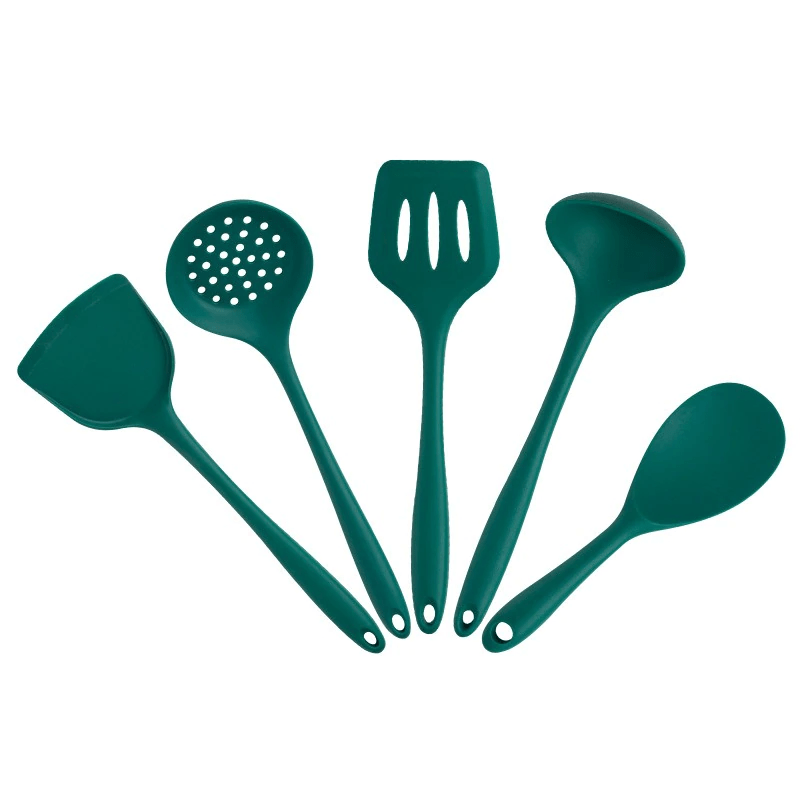 Green Silicone Utensil Set