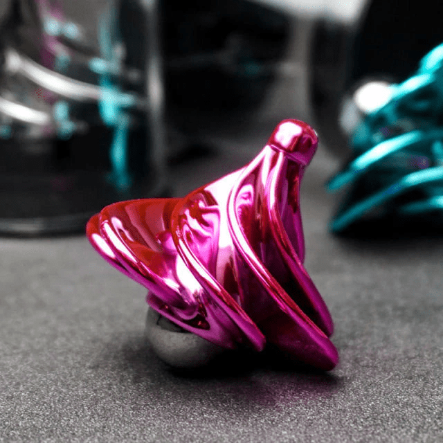 Rotating Blowing Spinner Toy