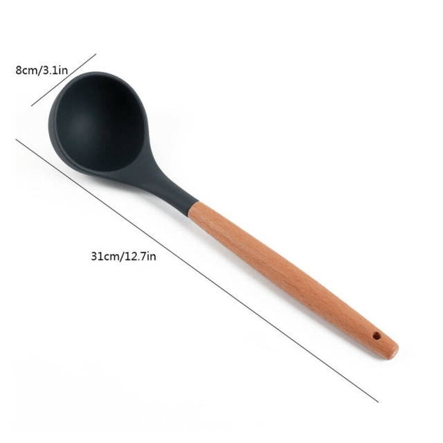 9 Pcs Silicone Kitchen Utensils Set