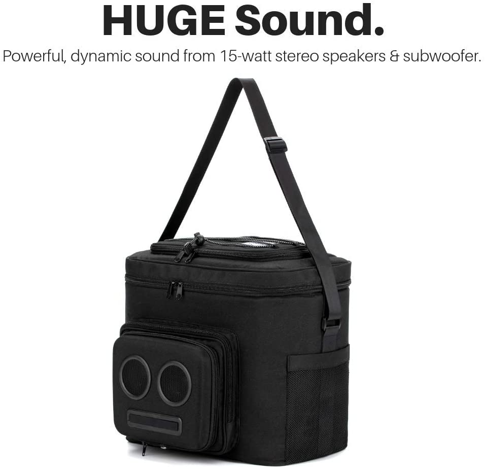 Cooler with Bluetooth Speakers