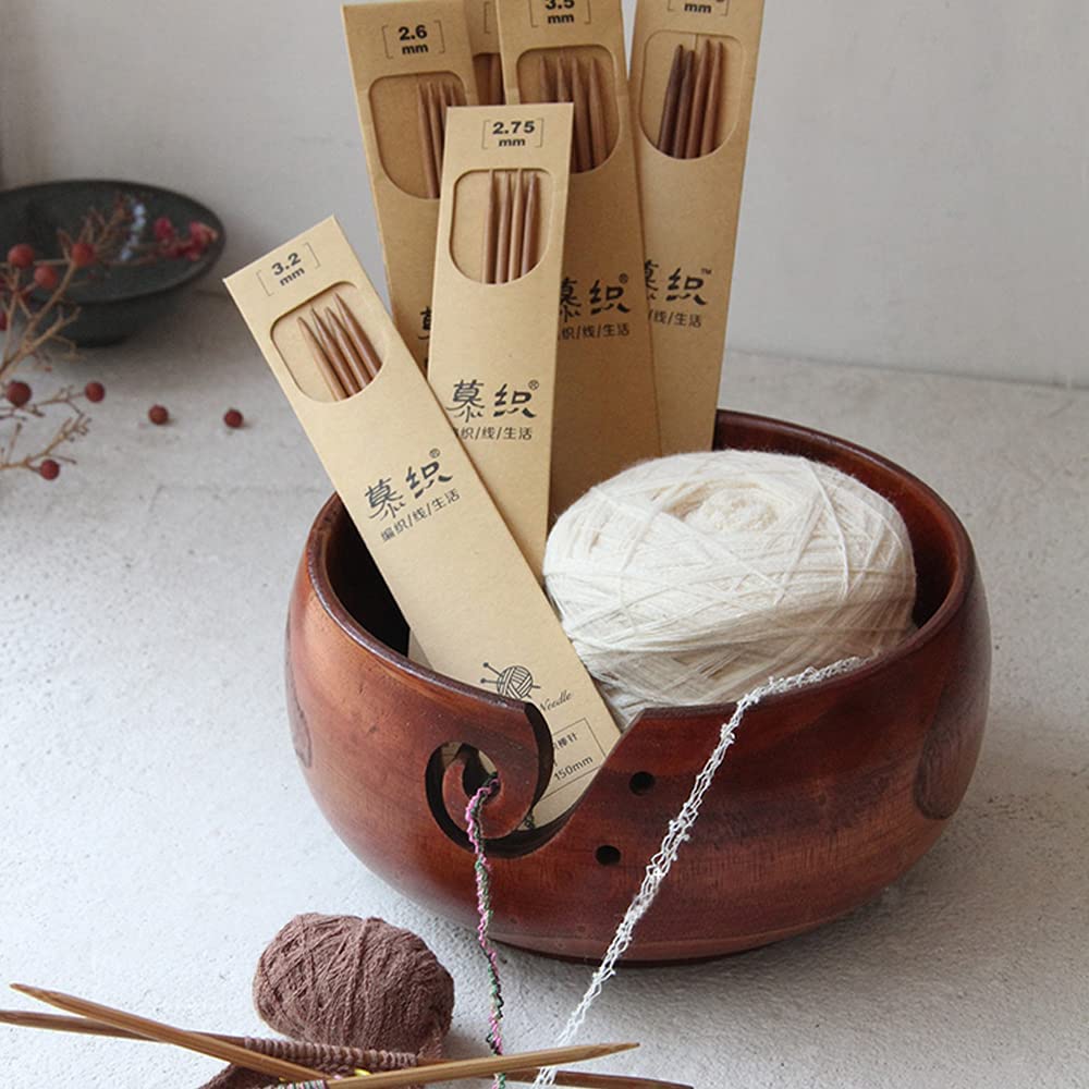 Wooden Yarn Bowl