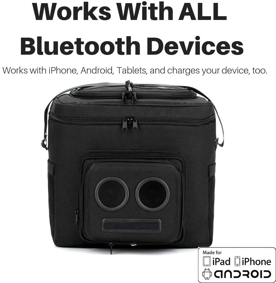 Cooler with Bluetooth Speakers