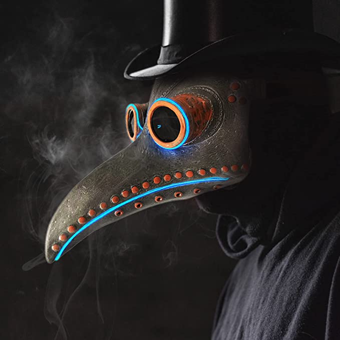 LED Plague Doctor Mask