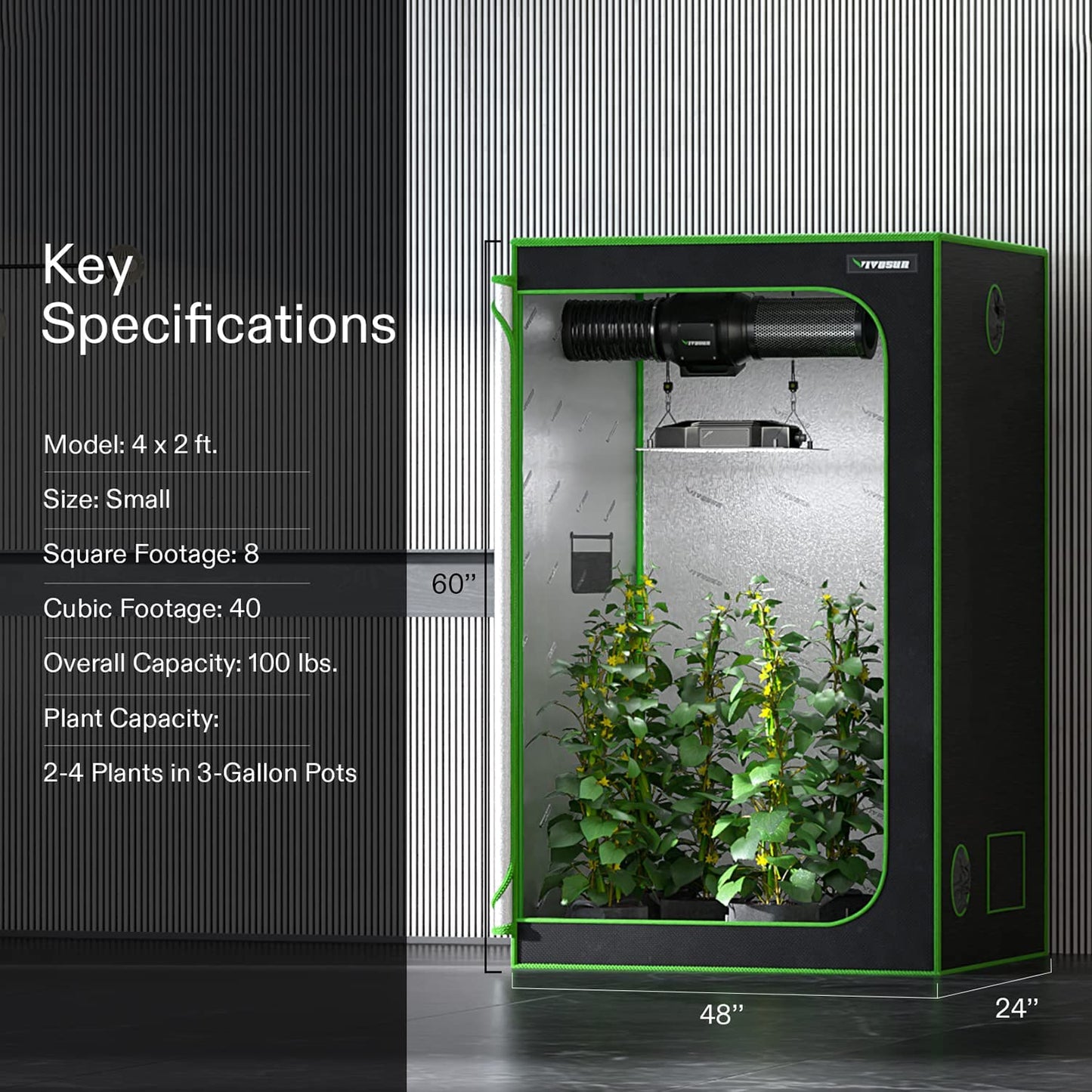 4x2 Grow Tent