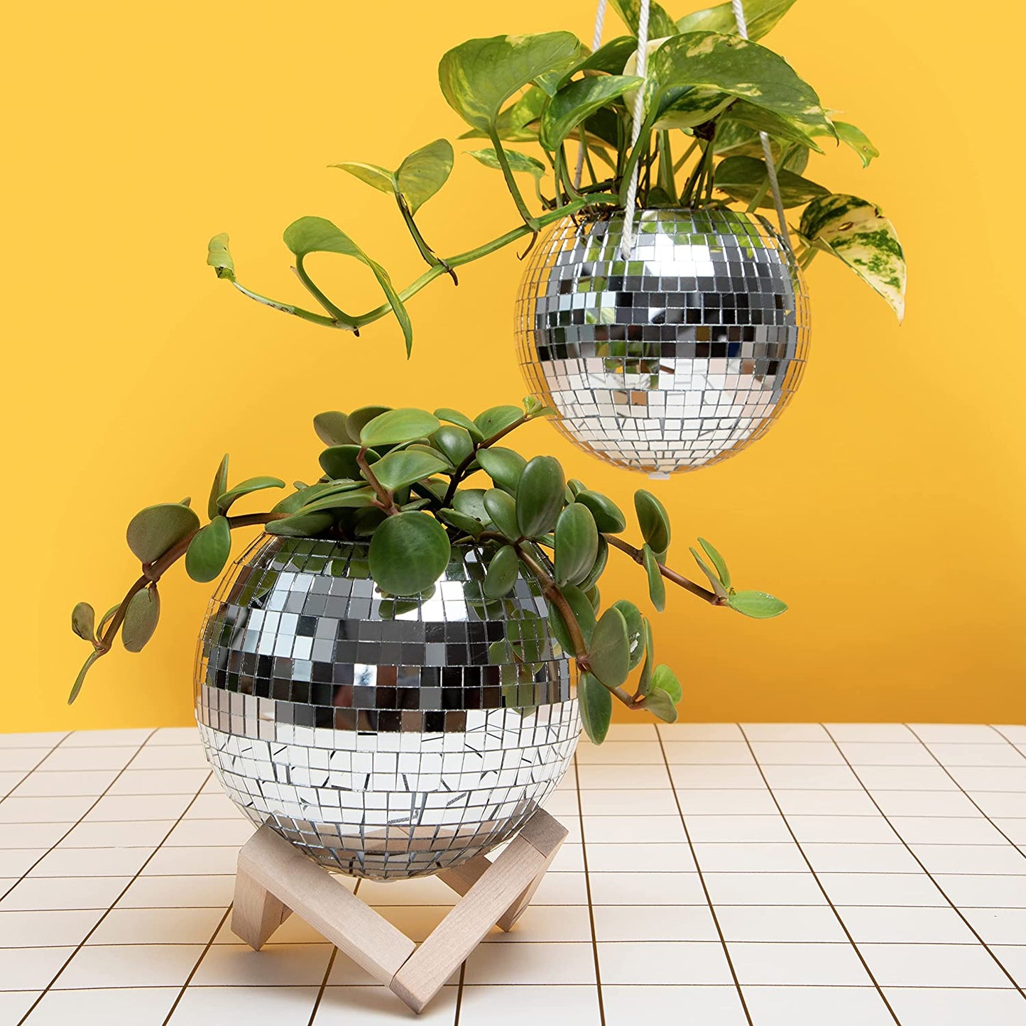 Disco Ball Planter