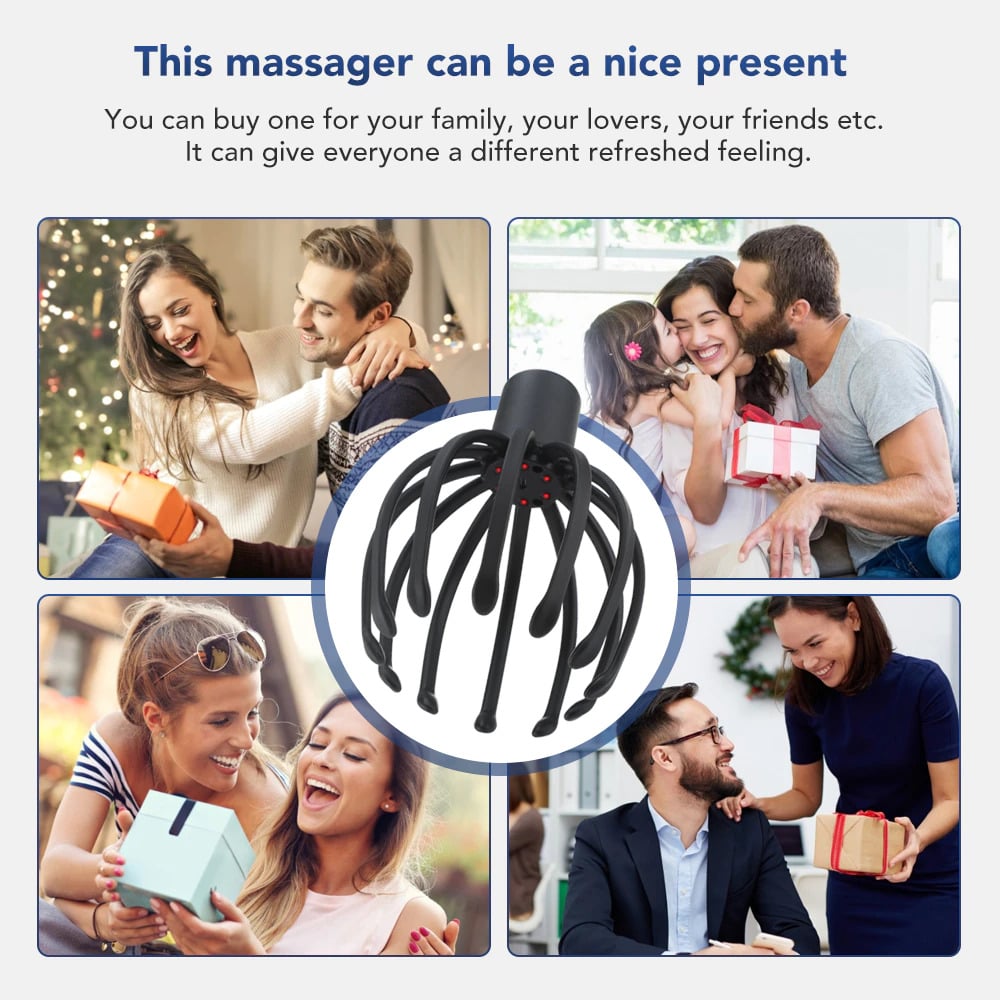 Electric Octopus Scalp Massager
