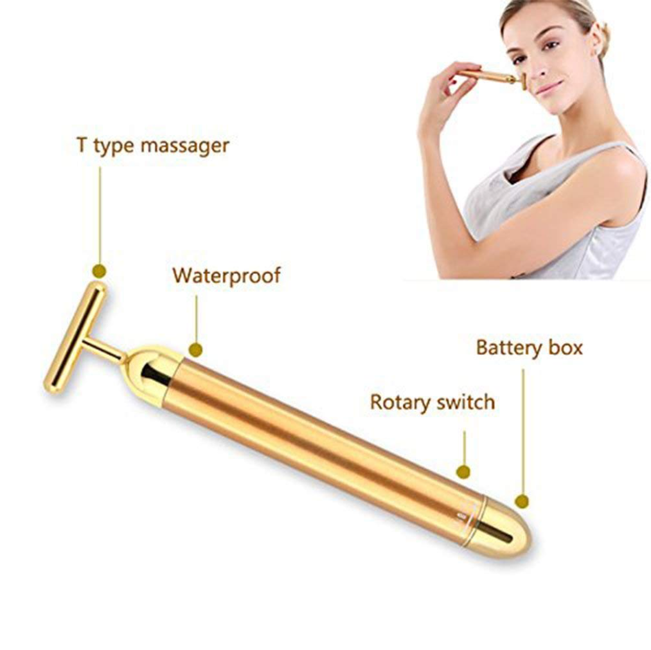 Golden Pulse Facial Face Massager