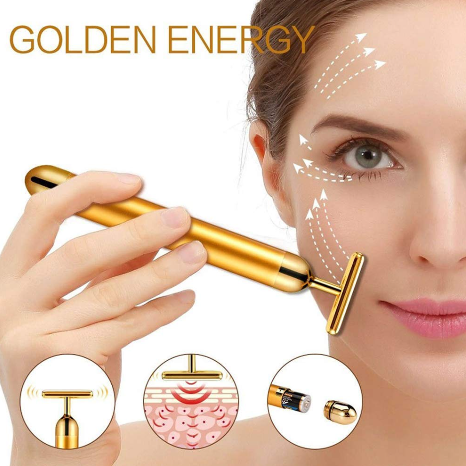 Golden Pulse Facial Face Massager