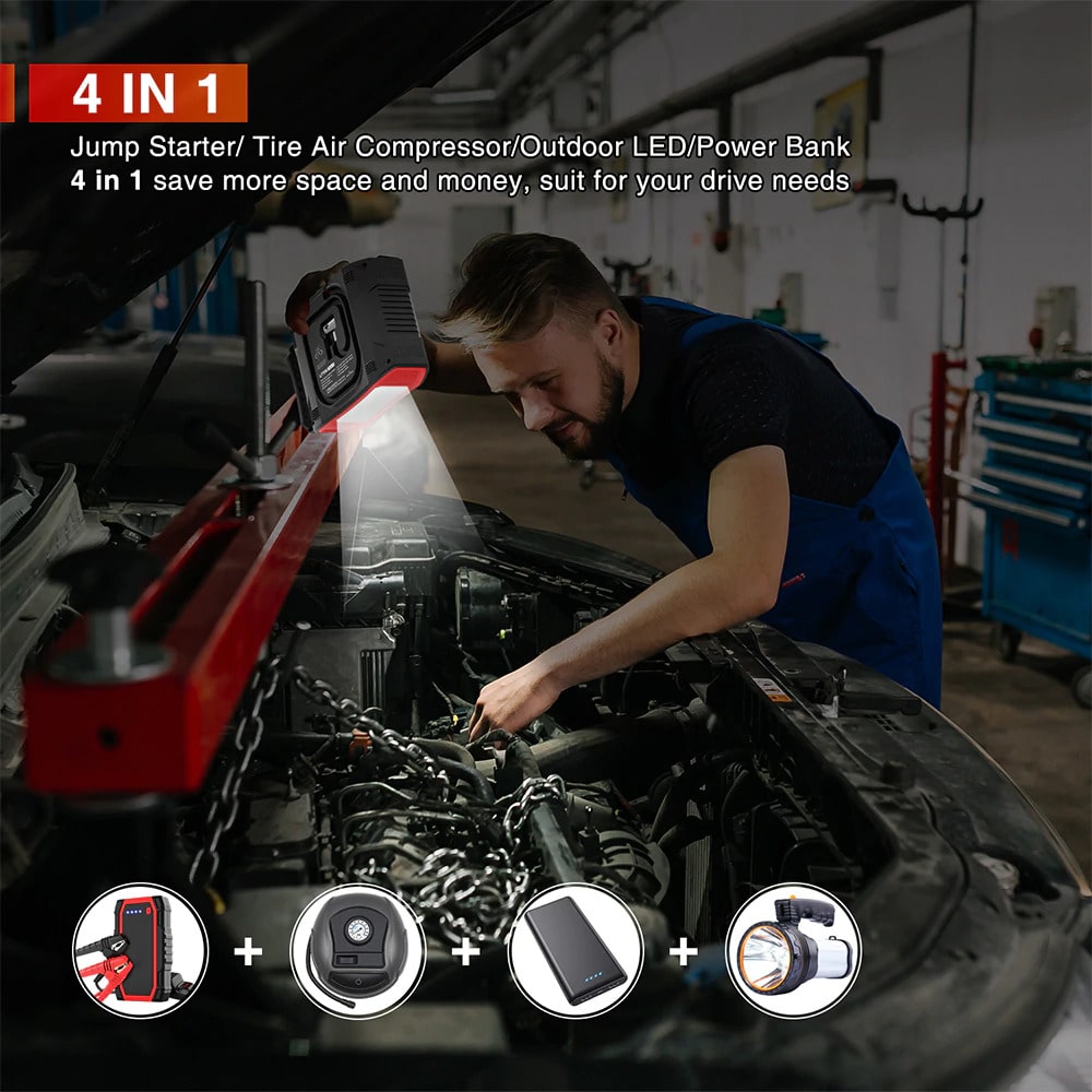 4 in 1 Jump Starter