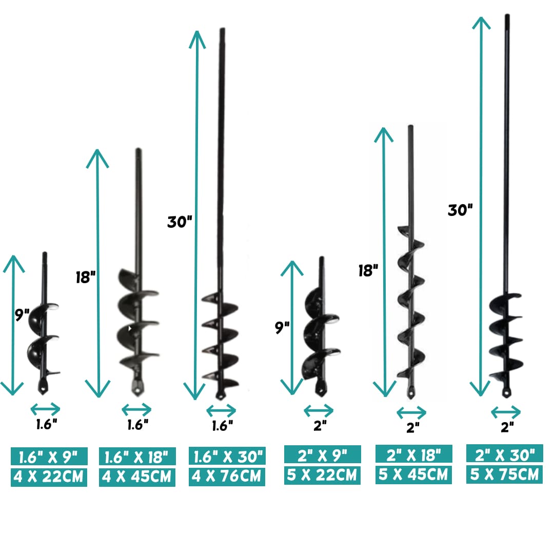 Universal Auger Drill Bit for Planting