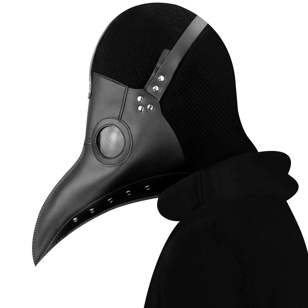 Leather Plague Doctor Mask