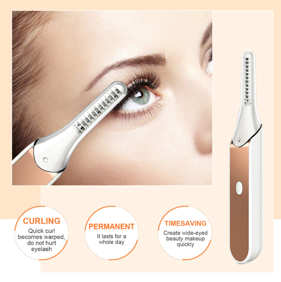 Rechargeable Heated Eyelash Curler