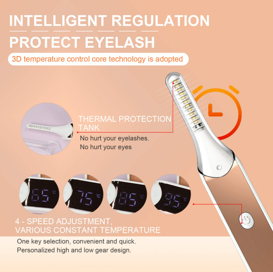 Rechargeable Heated Eyelash Curler