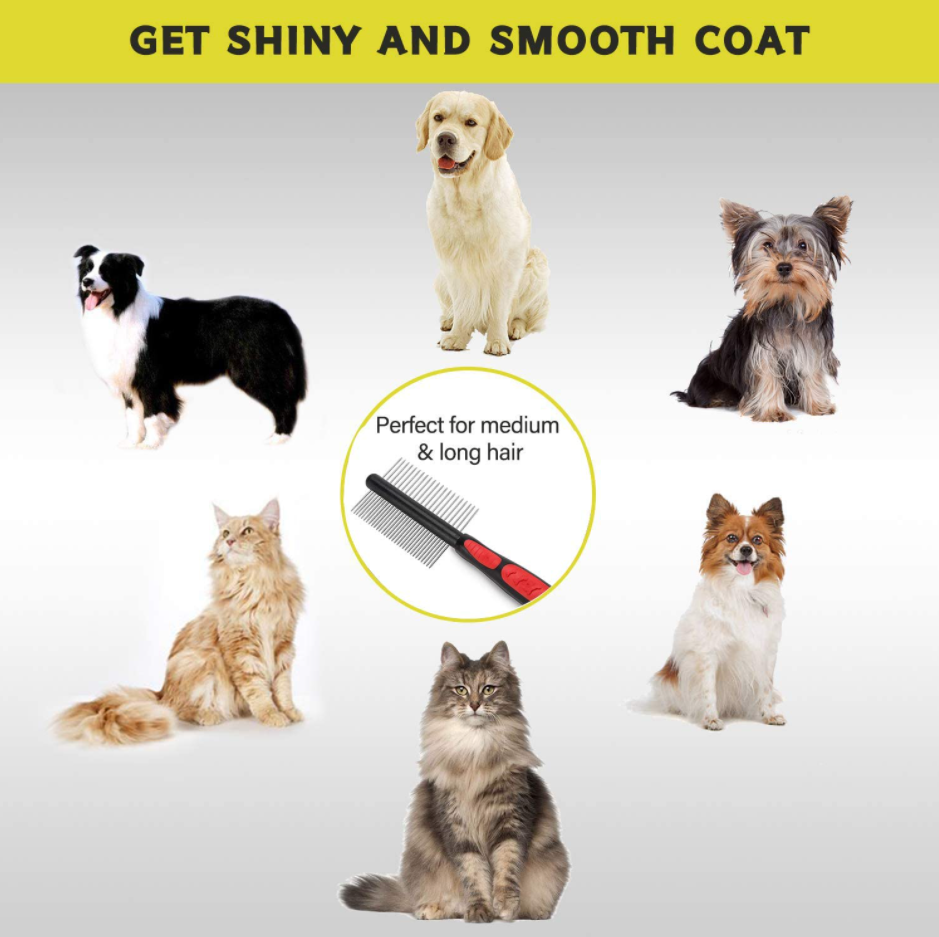 Stainless Steel Comb For Dogs & Cats