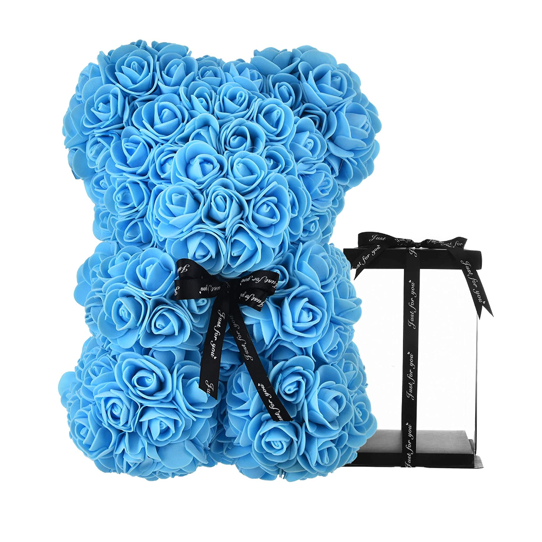 Rose Flowers Teddy Bear