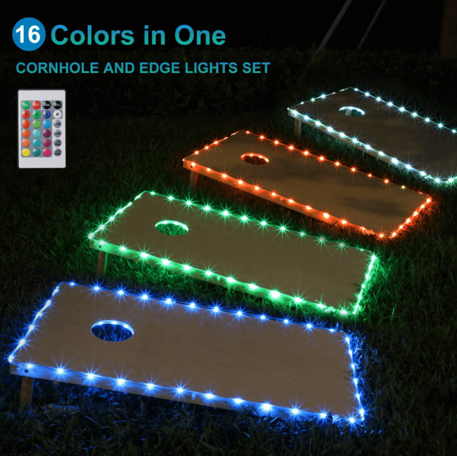 Cornhole Board Lights