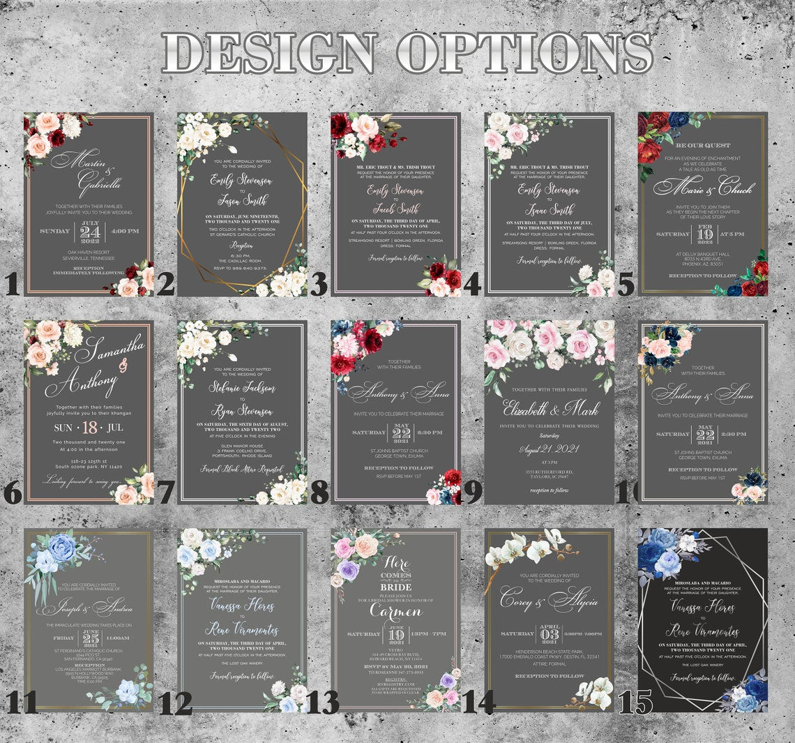 Handmade Acrylic Wedding Invitations