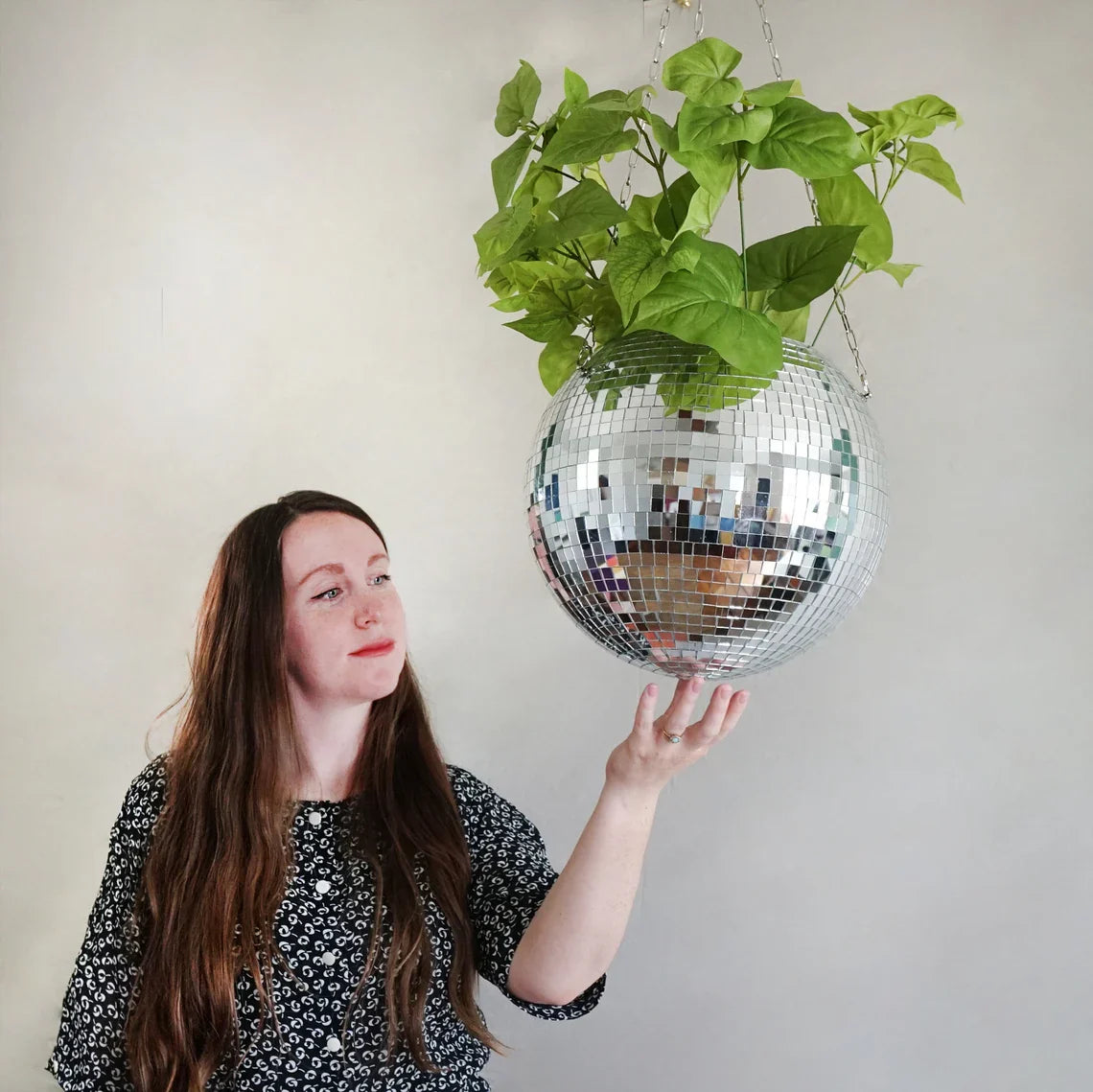 Disco Ball Planter