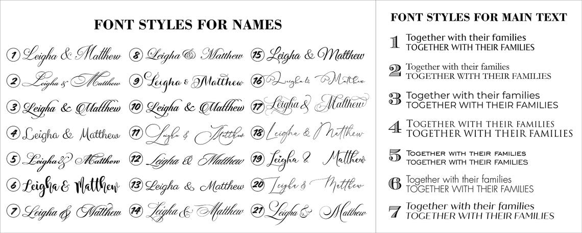 Handmade Acrylic Wedding Invitations