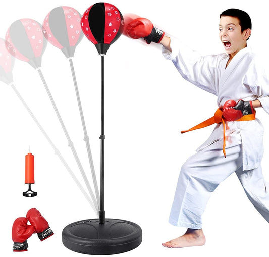 Kids Punching Bag with Stand