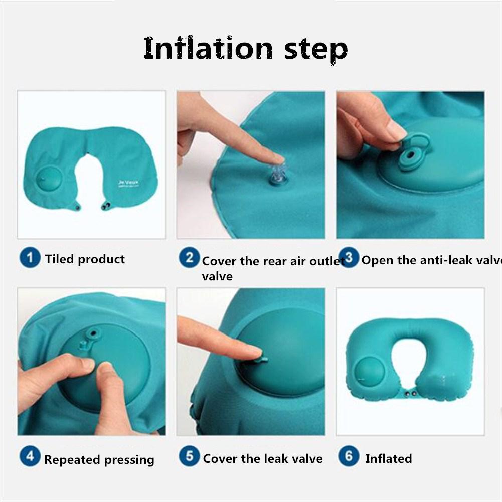 U Shape Inflatable Travel Pillow