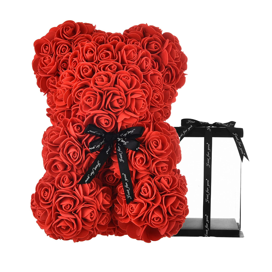 Rose Flowers Teddy Bear