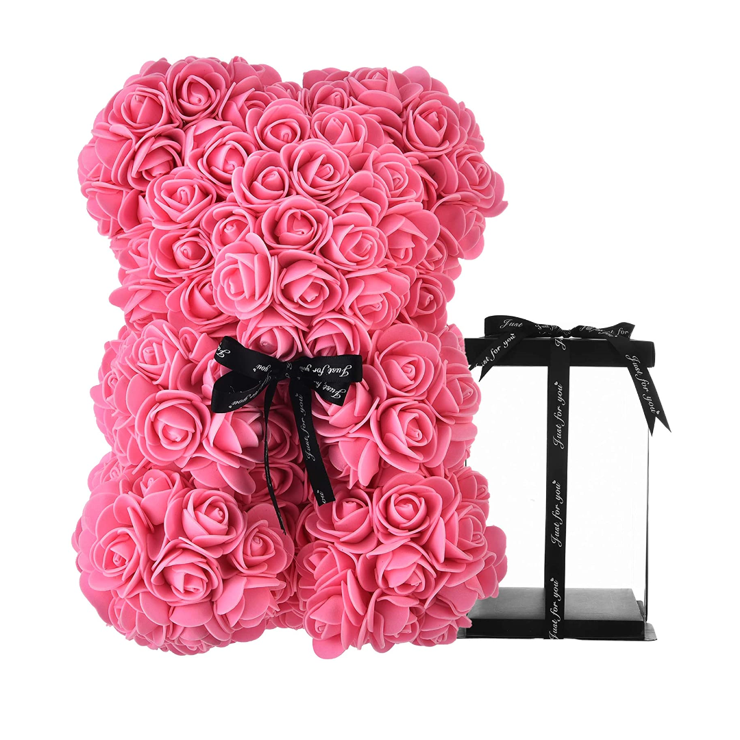 Rose Flowers Teddy Bear