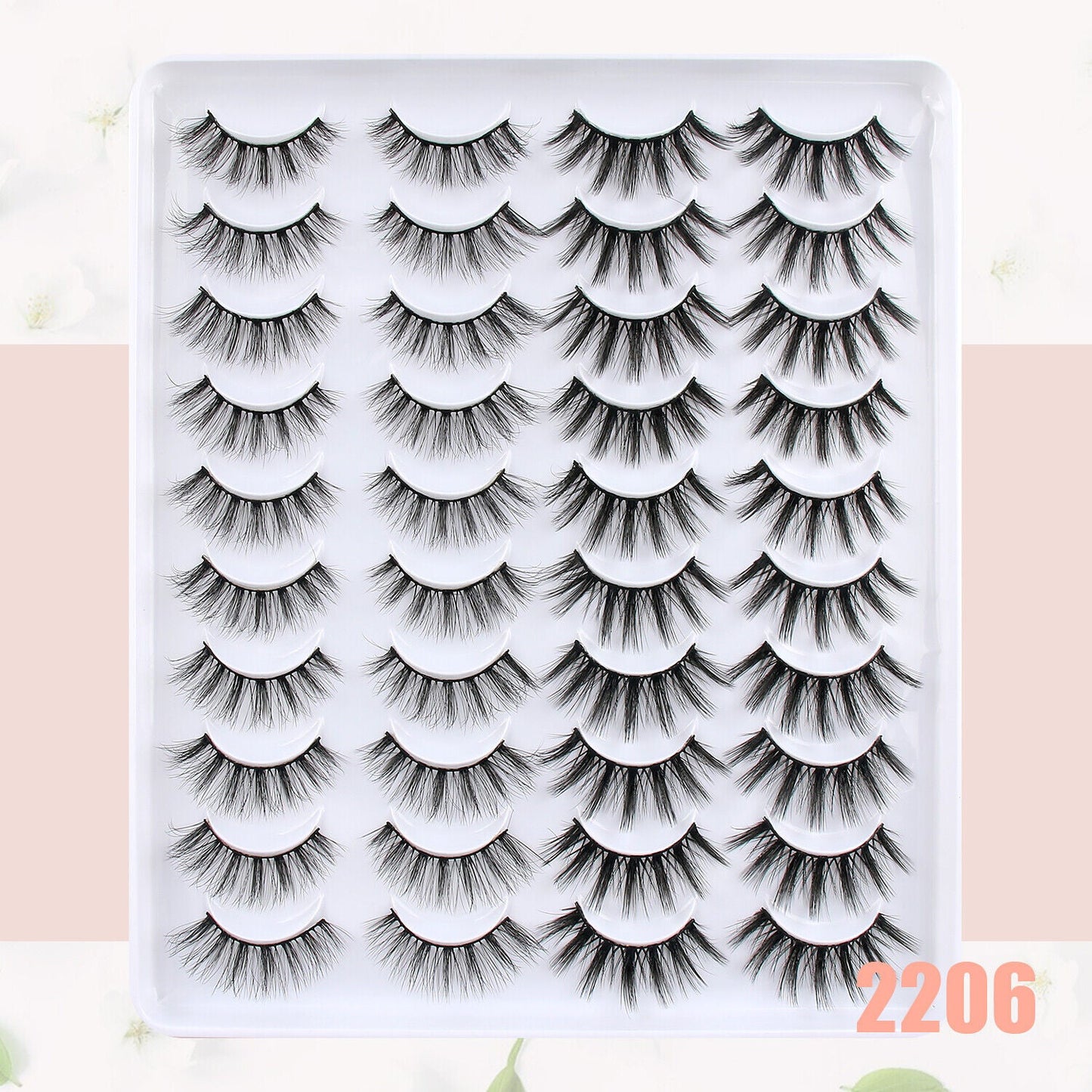 20 Pairs False Eyelashes | Natural Soft Lashes