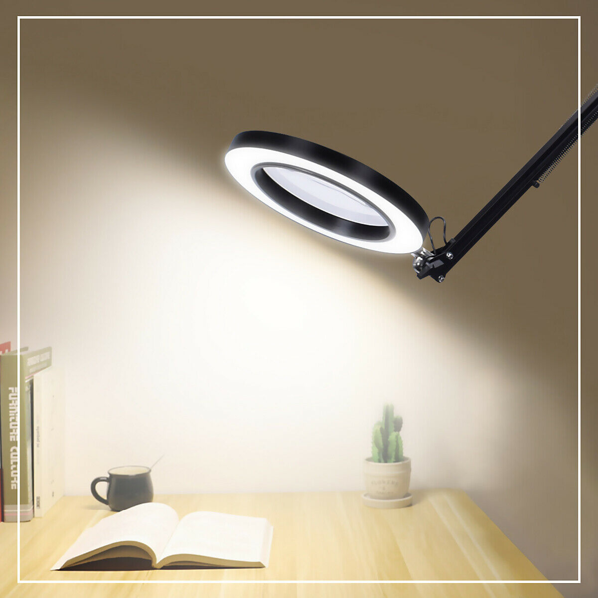 8X Magnifier LED Lamp