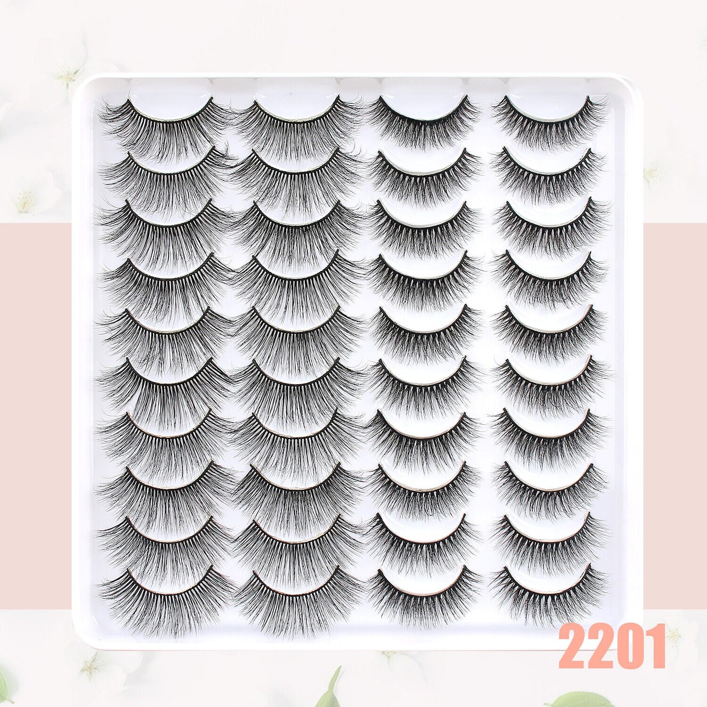 20 Pairs False Eyelashes | Natural Soft Lashes