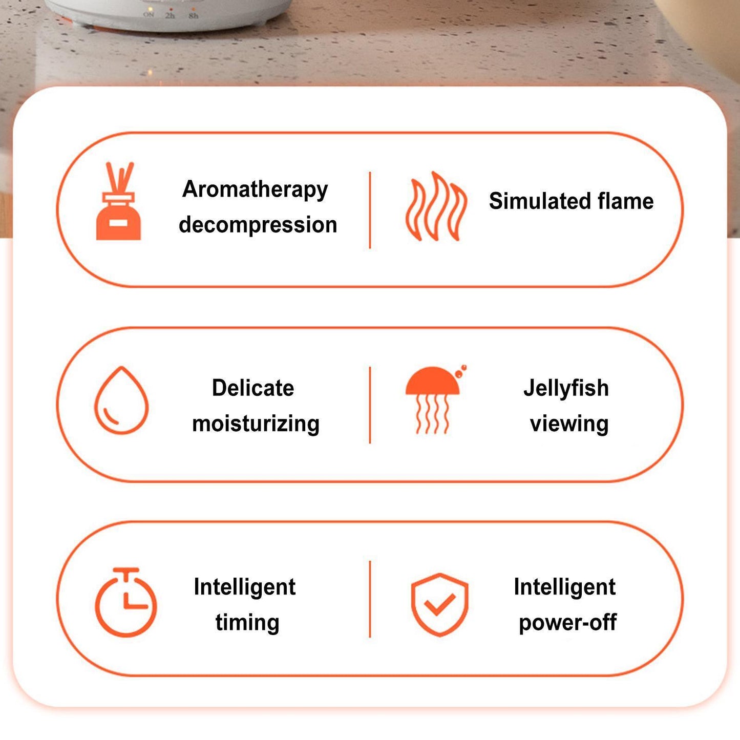 Volcano Air Humidifier | Aromatherapy Essential Oil Diffuser