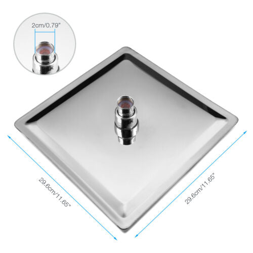 Square Rainfall Shower Head