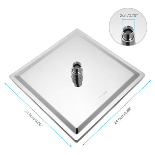 Square Rainfall Shower Head