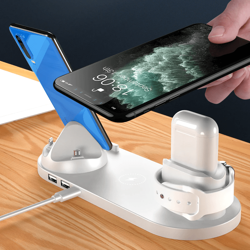6 in 1 Wireless Charging Station
